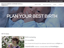 Tablet Screenshot of beyondbirthsupport.com